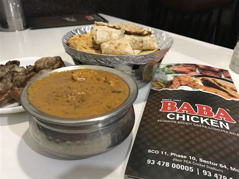 Baba chicken - Baba Chicken - Ludhiana Wale. 3.7. 67. Dining Ratings. 3.9. 5,504. Delivery Ratings. North Indian, Mughlai, Chinese, Kebab, Seafood, Biryani, Salad. Kharar …